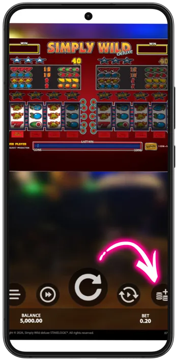 Simply Wild demo bet coin icon
